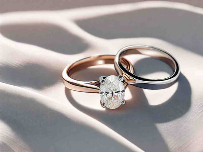 The Perfect Match: Oval Engagement Rings with Wedding Bands