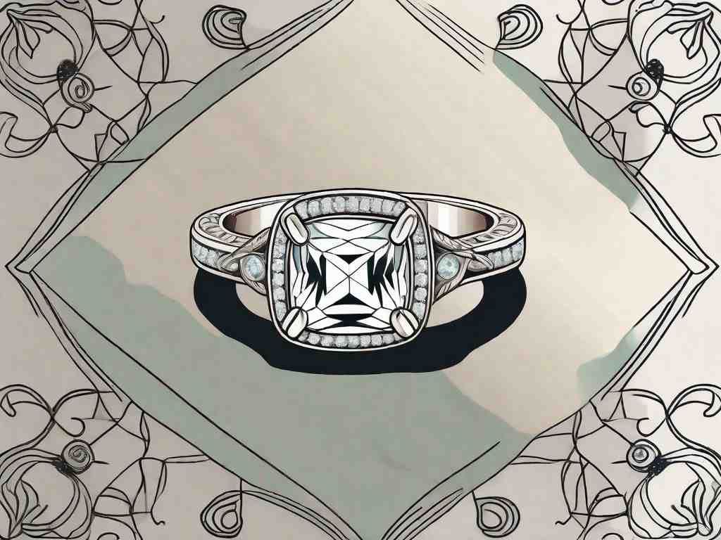Elegant Cushion Cut Engagement Rings with a Unique Twist