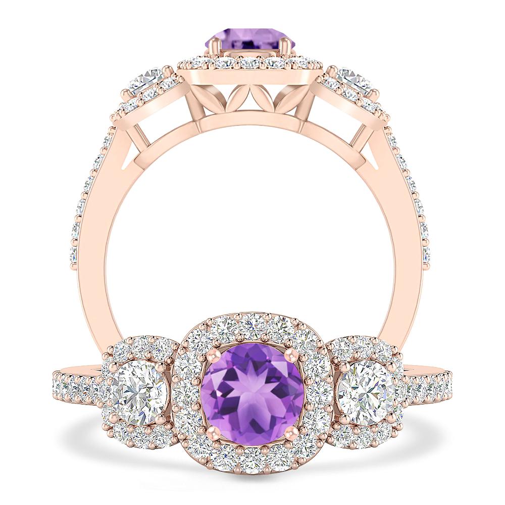 Rose Gold - Amethyst