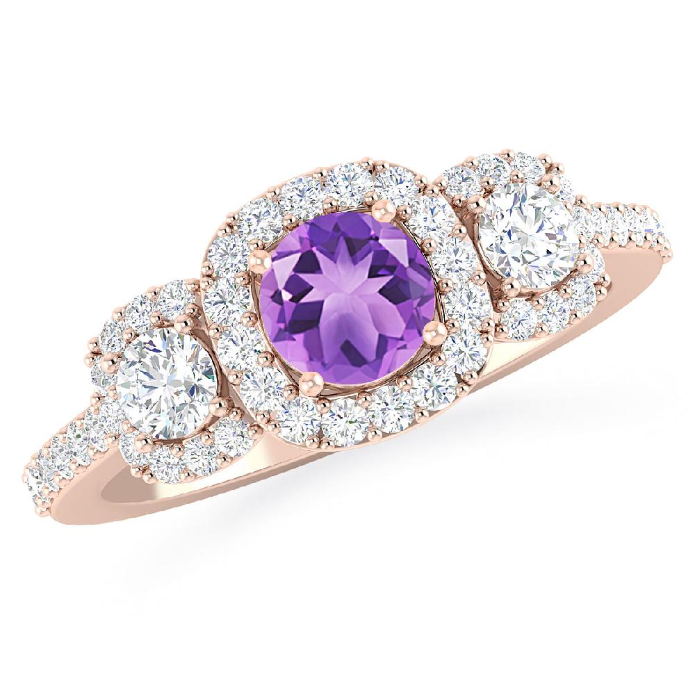 Rose Gold - Amethyst