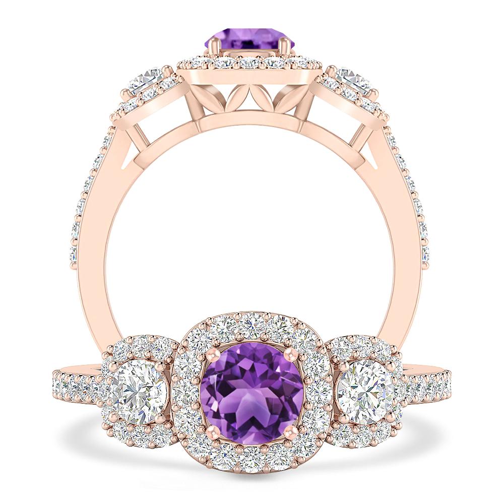 Rose Gold - Amethyst