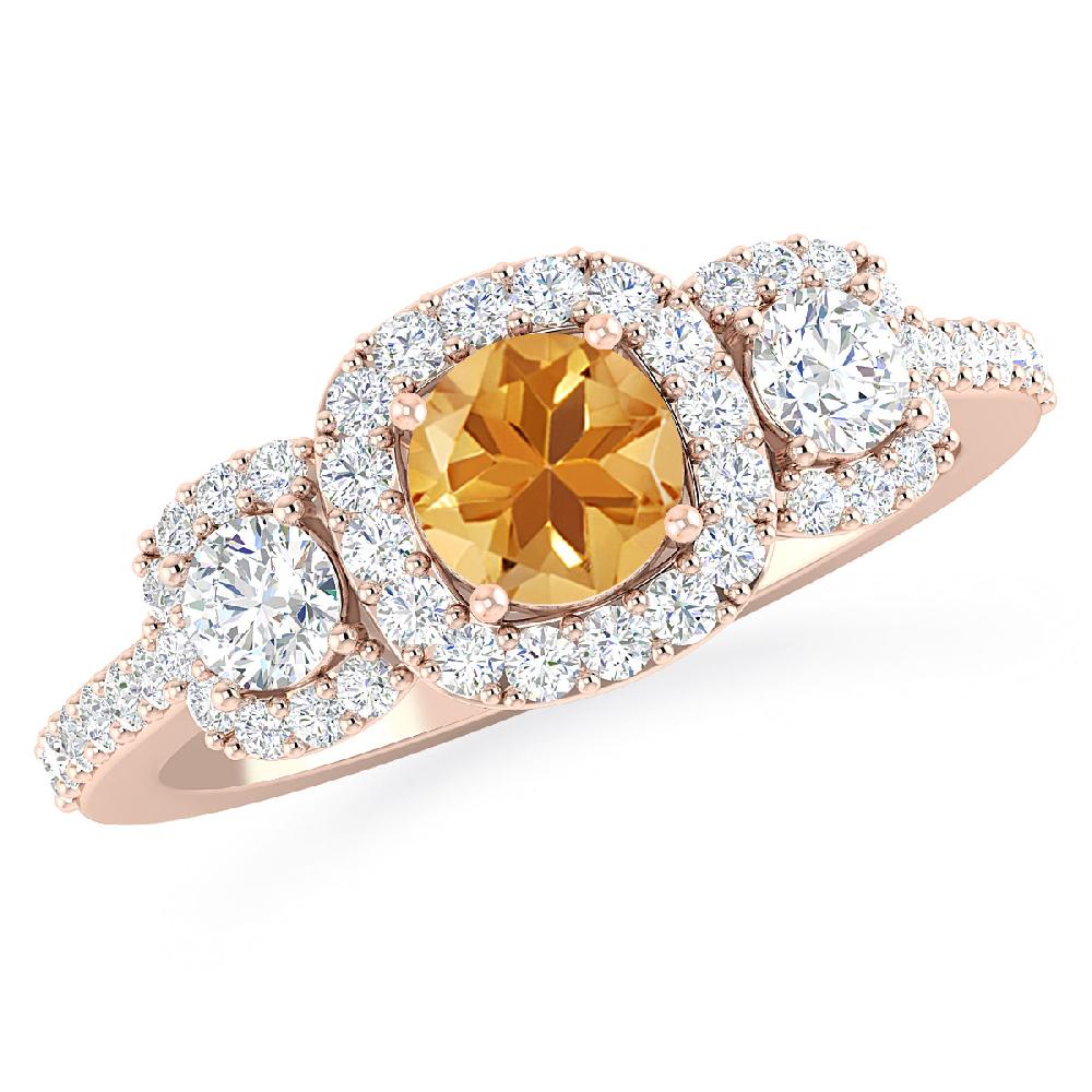 Rose Gold - Citrine