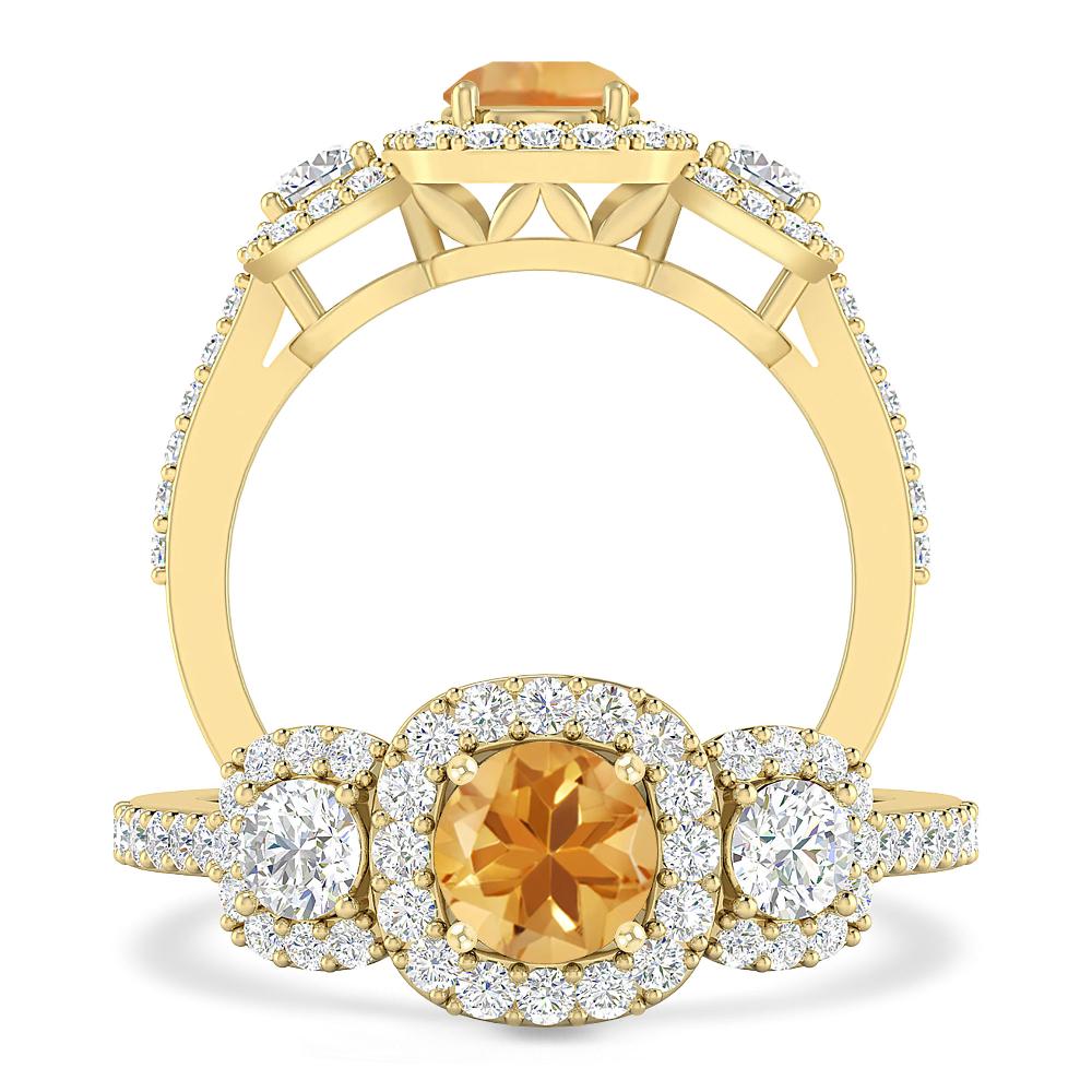 Yellow Gold - Citrine