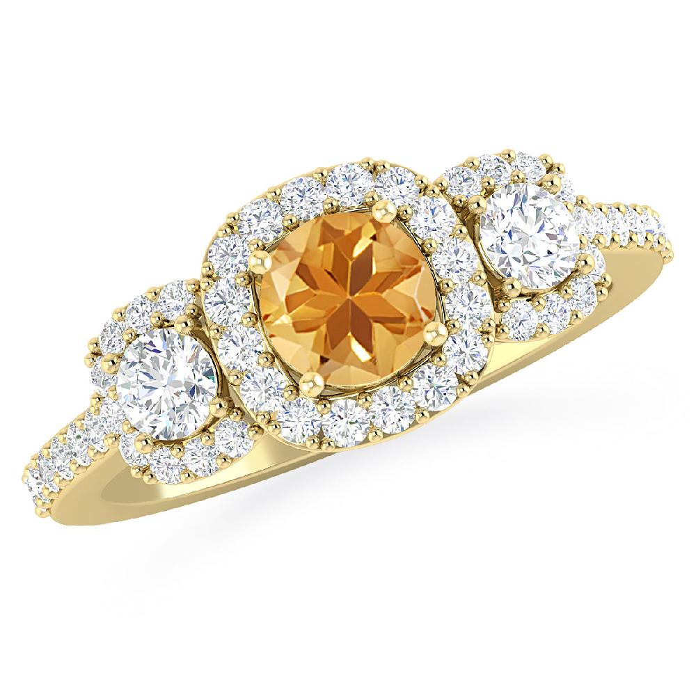 Yellow Gold - Citrine