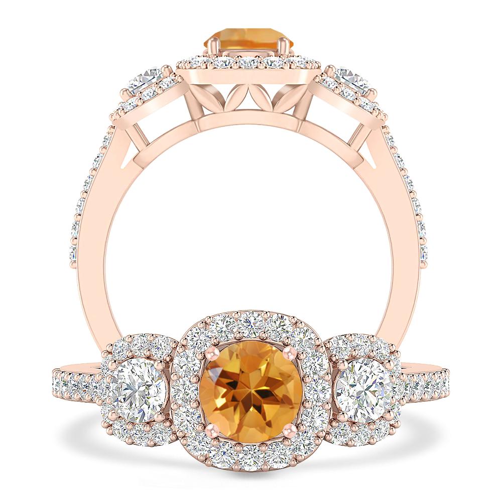 Rose Gold - Citrine