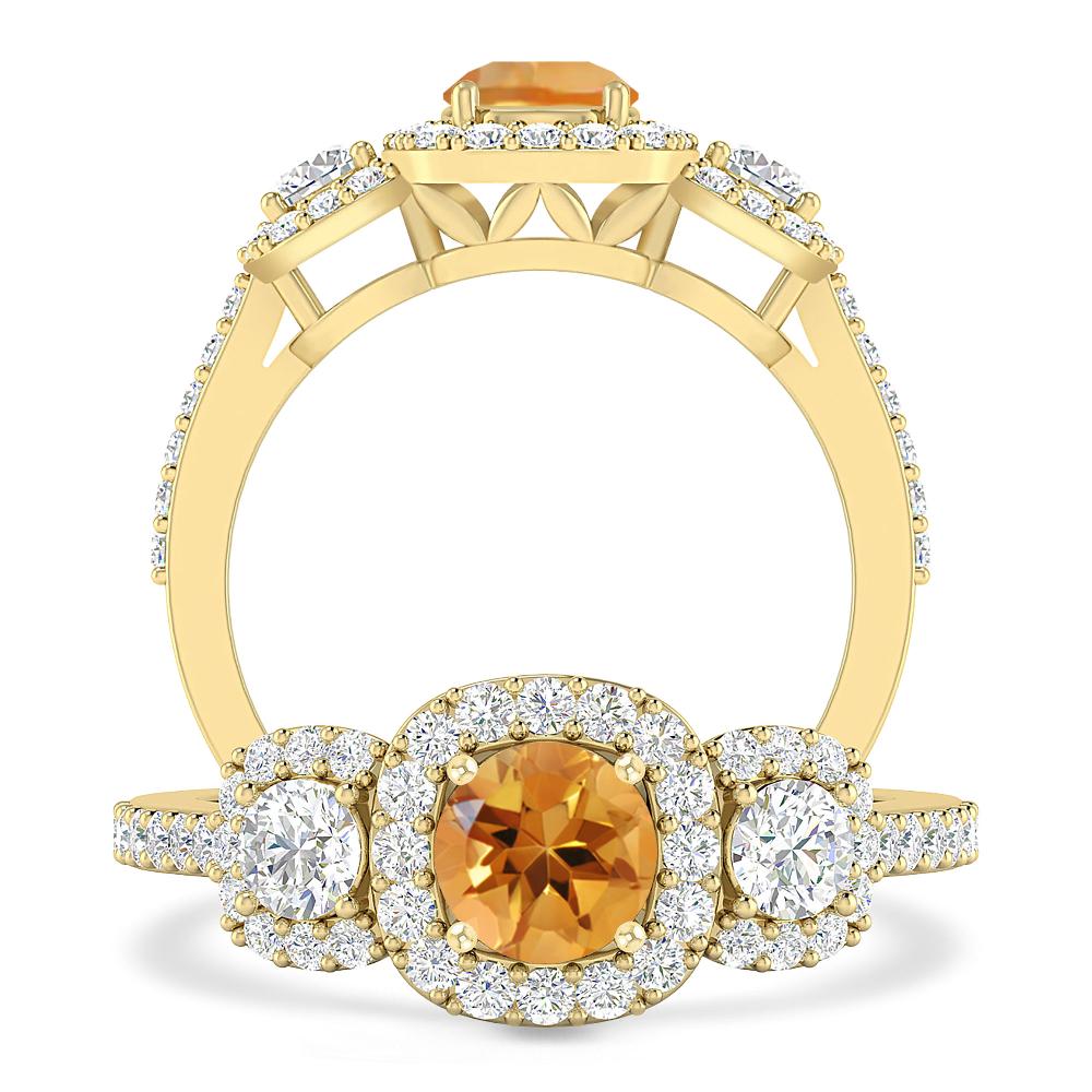 Yellow Gold - Citrine