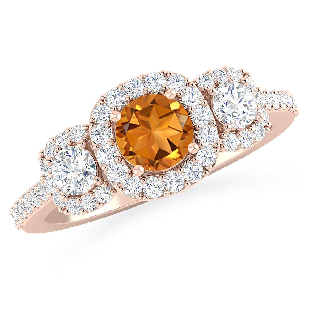 Rose Gold - Citrine