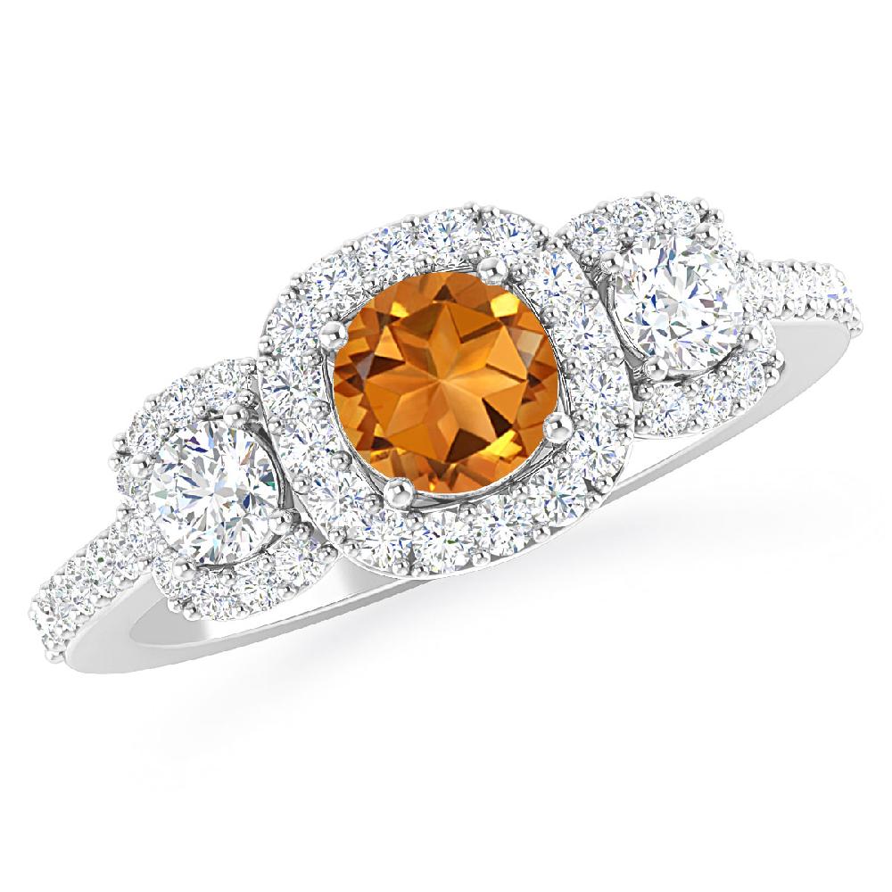 White Gold - Citrine