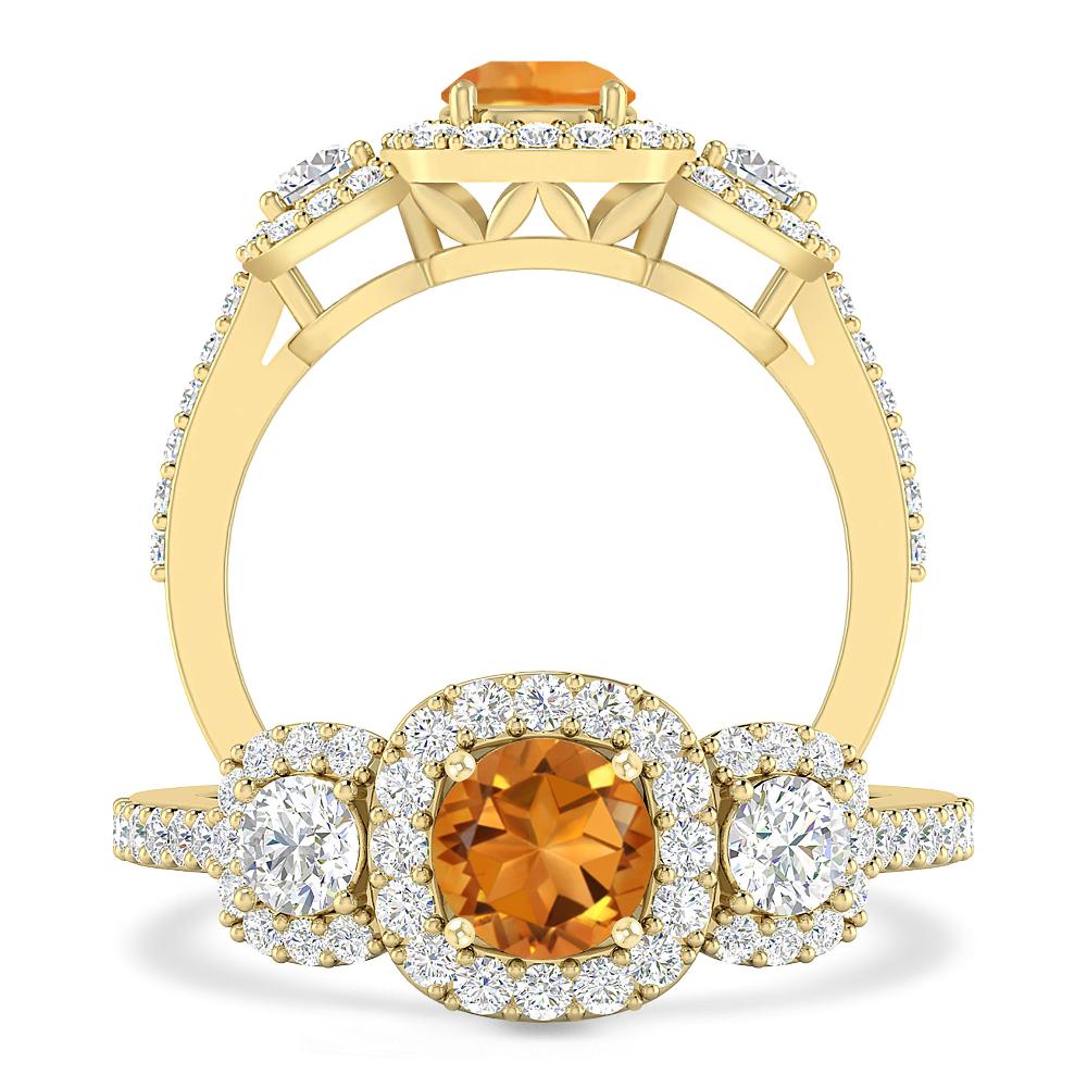 Yellow Gold - Citrine