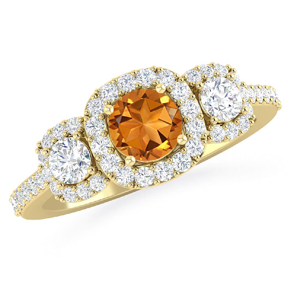 Yellow Gold - Citrine