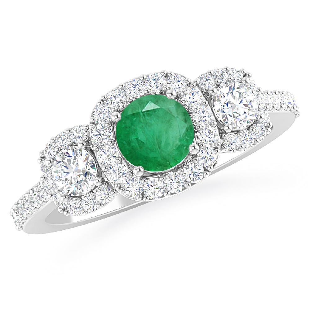 White Gold - Emerald