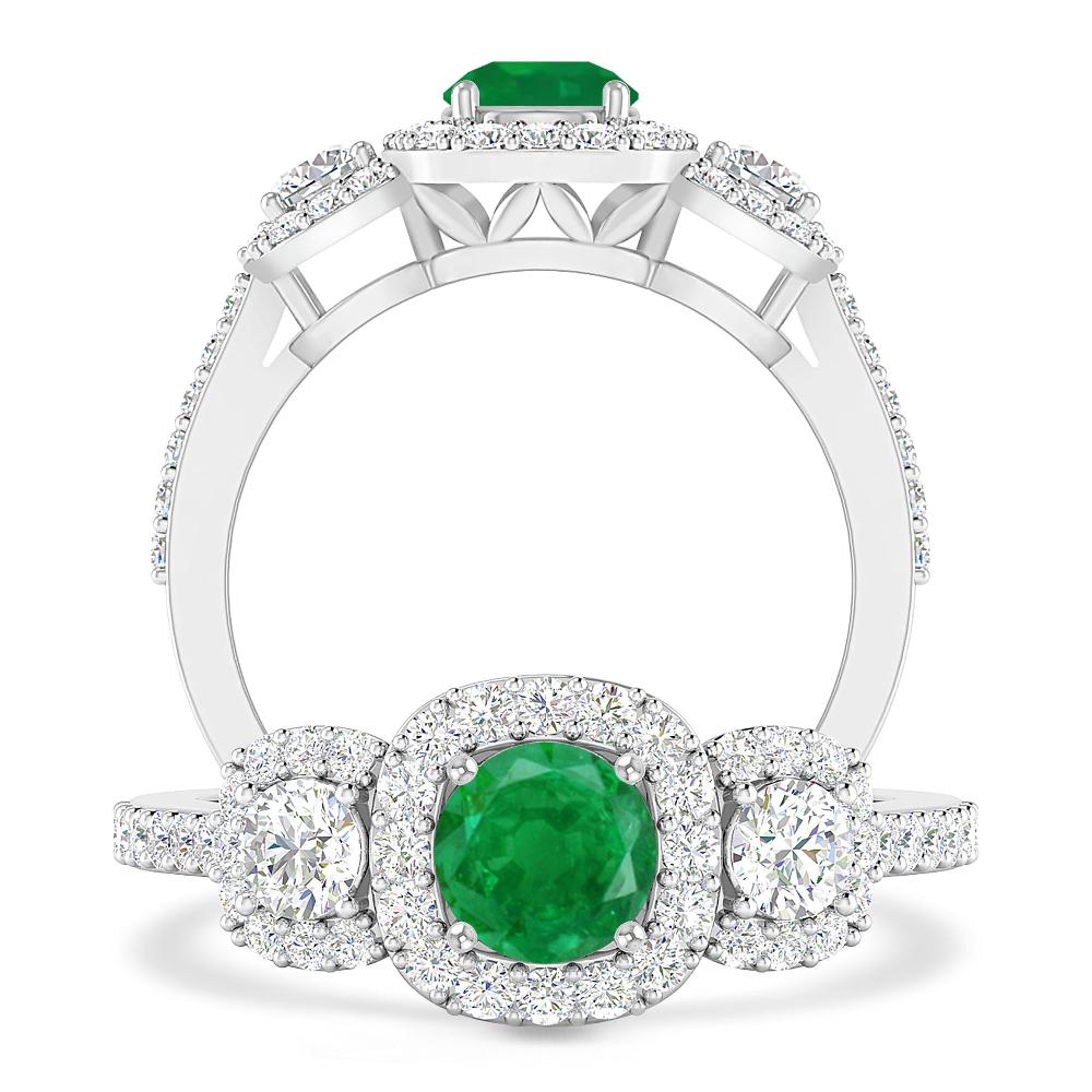 White Gold - Emerald