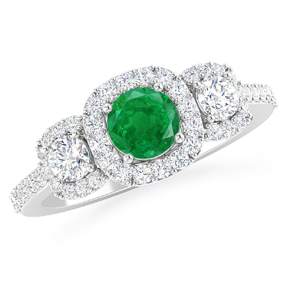 White Gold - Emerald