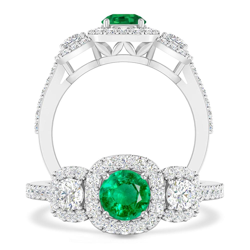 White Gold - Emerald