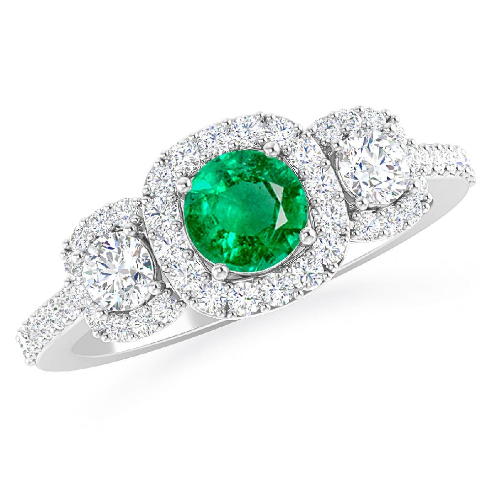 White Gold - Emerald