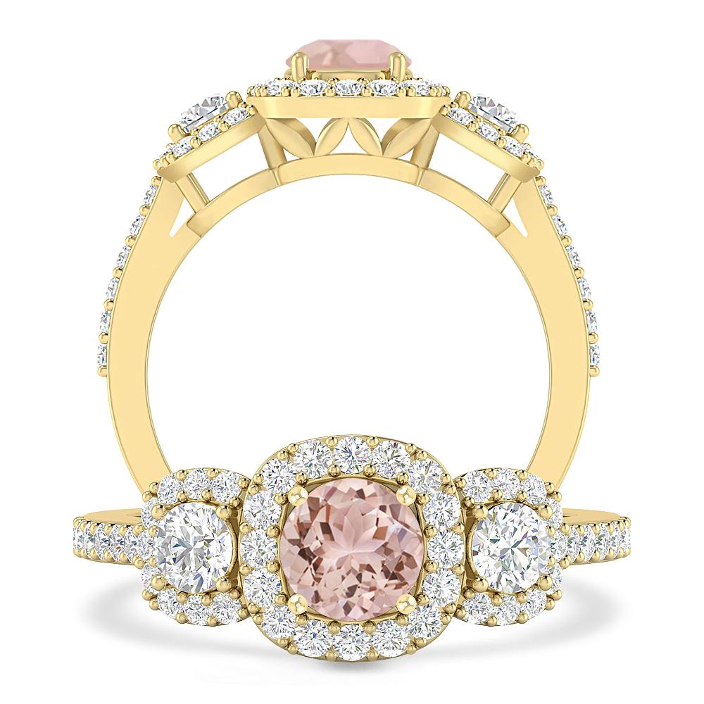 Yellow Gold - Morganite