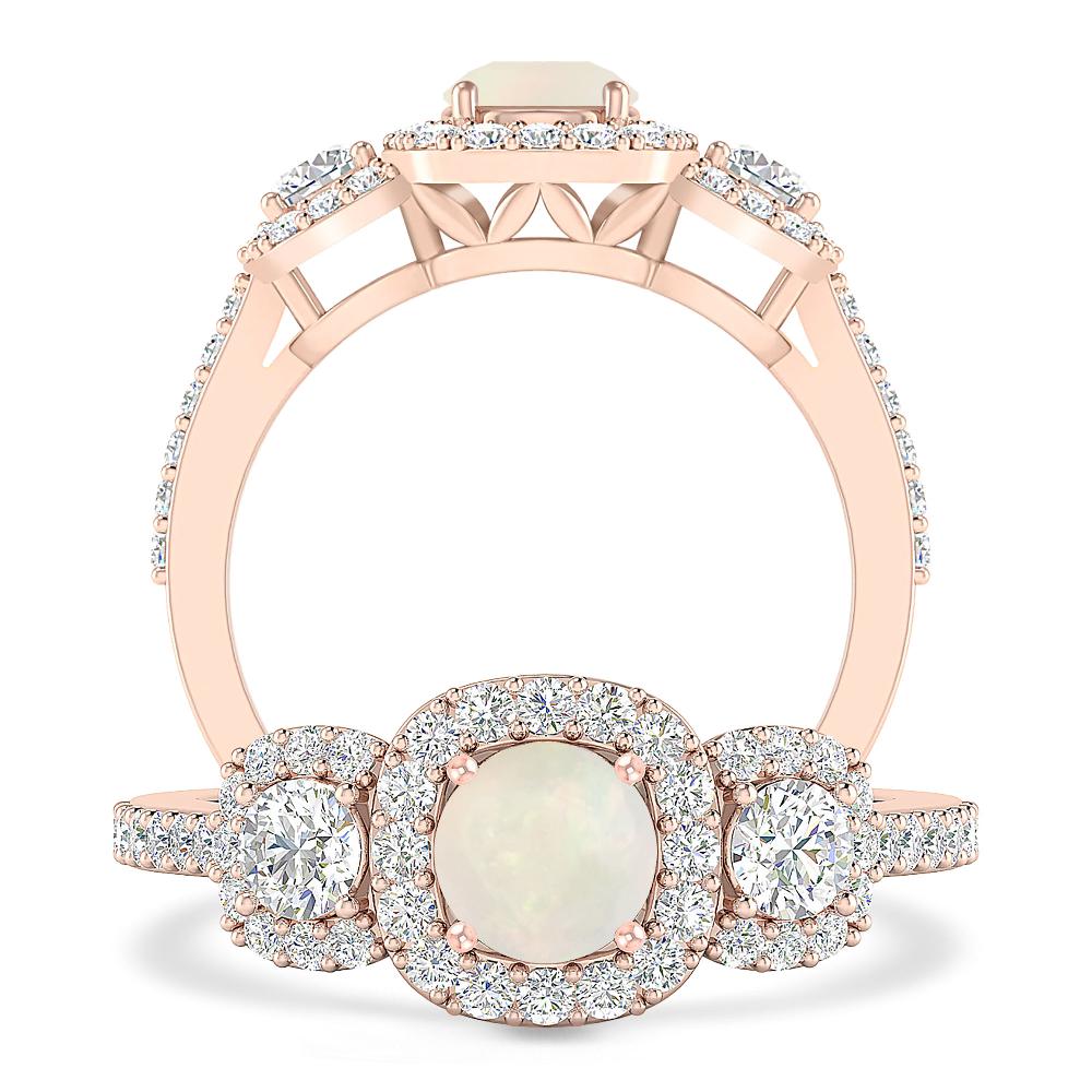 Rose Gold - Opal