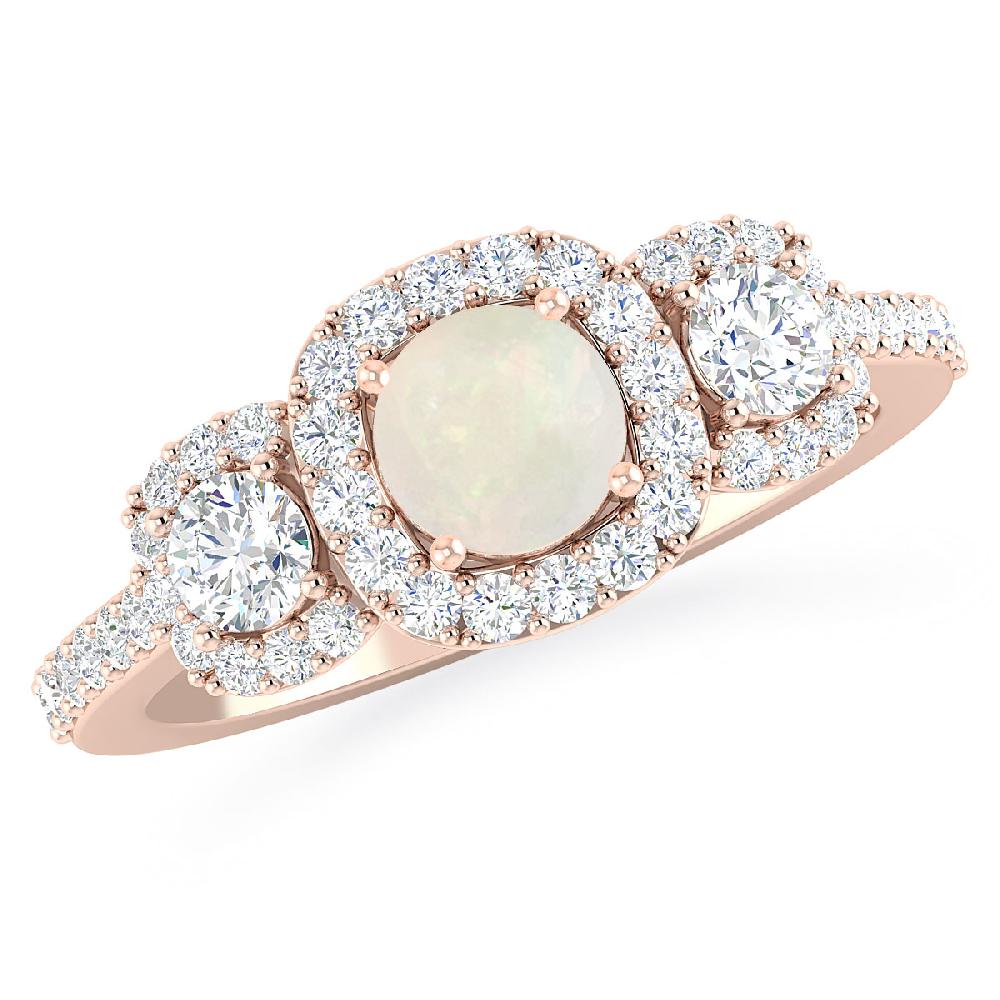 Rose Gold - Opal