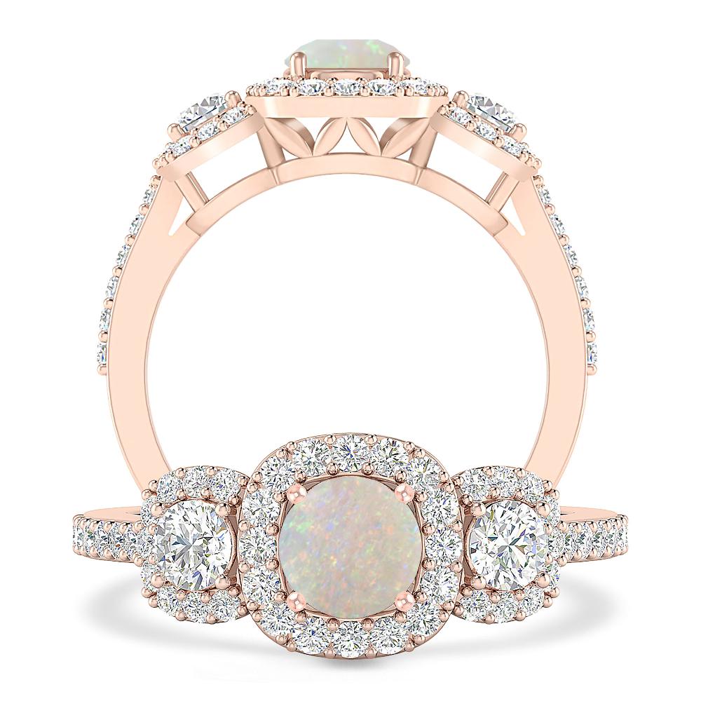 Rose Gold - Opal