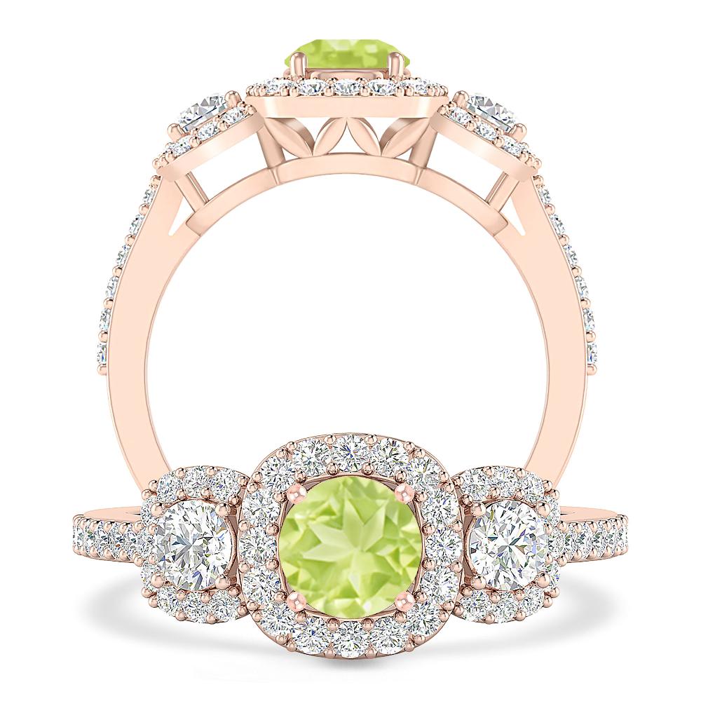 Rose Gold - Peridot