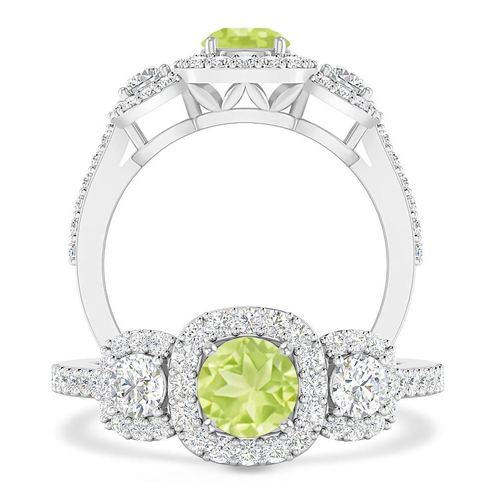 White Gold - Peridot