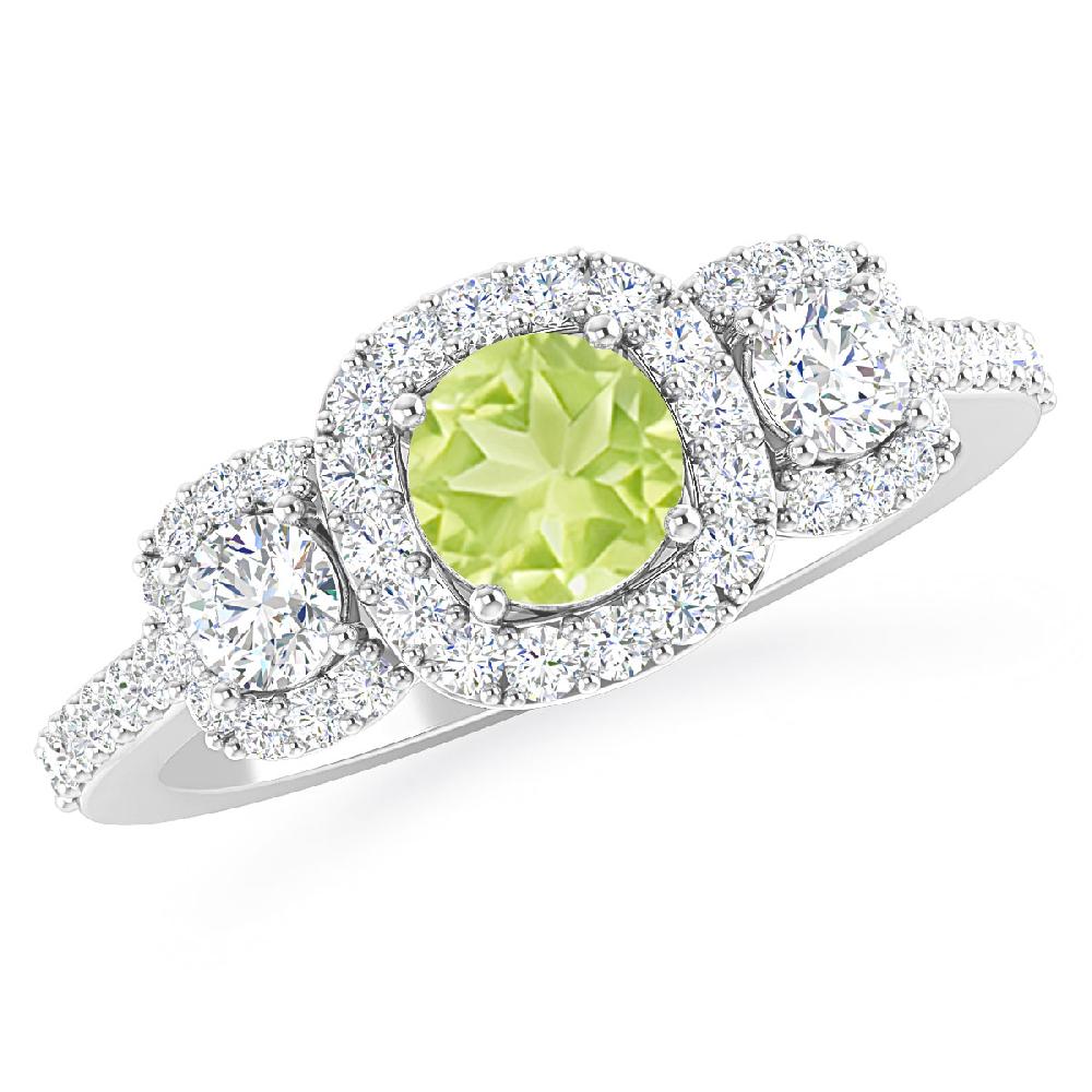 White Gold - Peridot