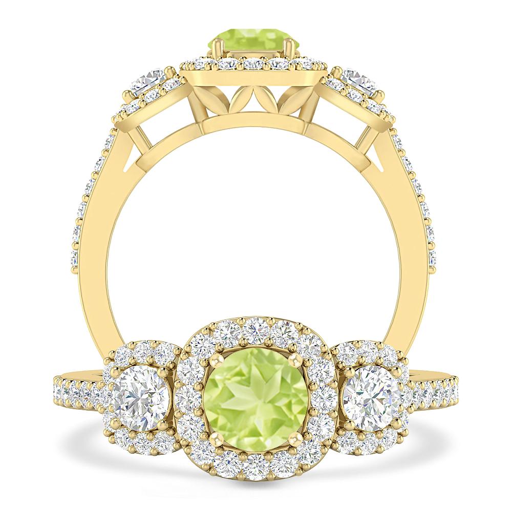 Yellow Gold - Peridot