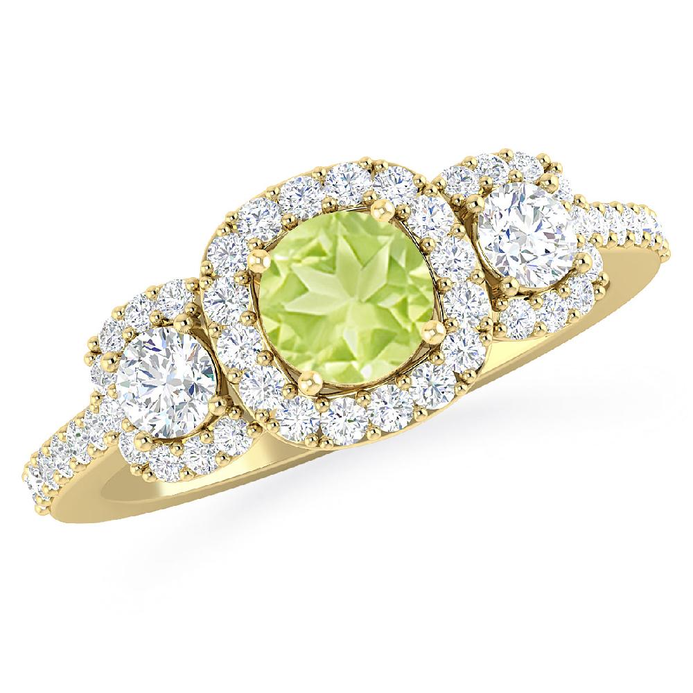 Yellow Gold - Peridot