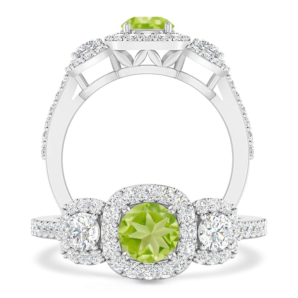 White Gold - Peridot