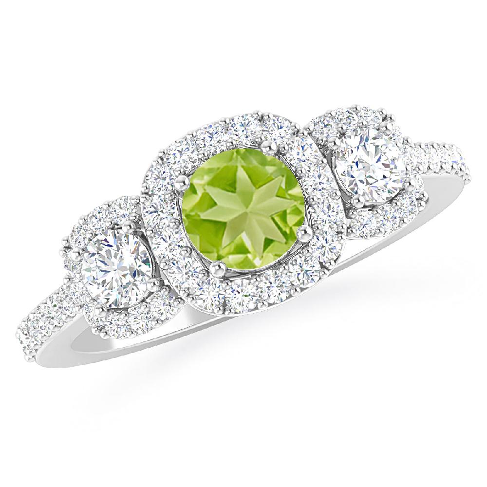 White Gold - Peridot