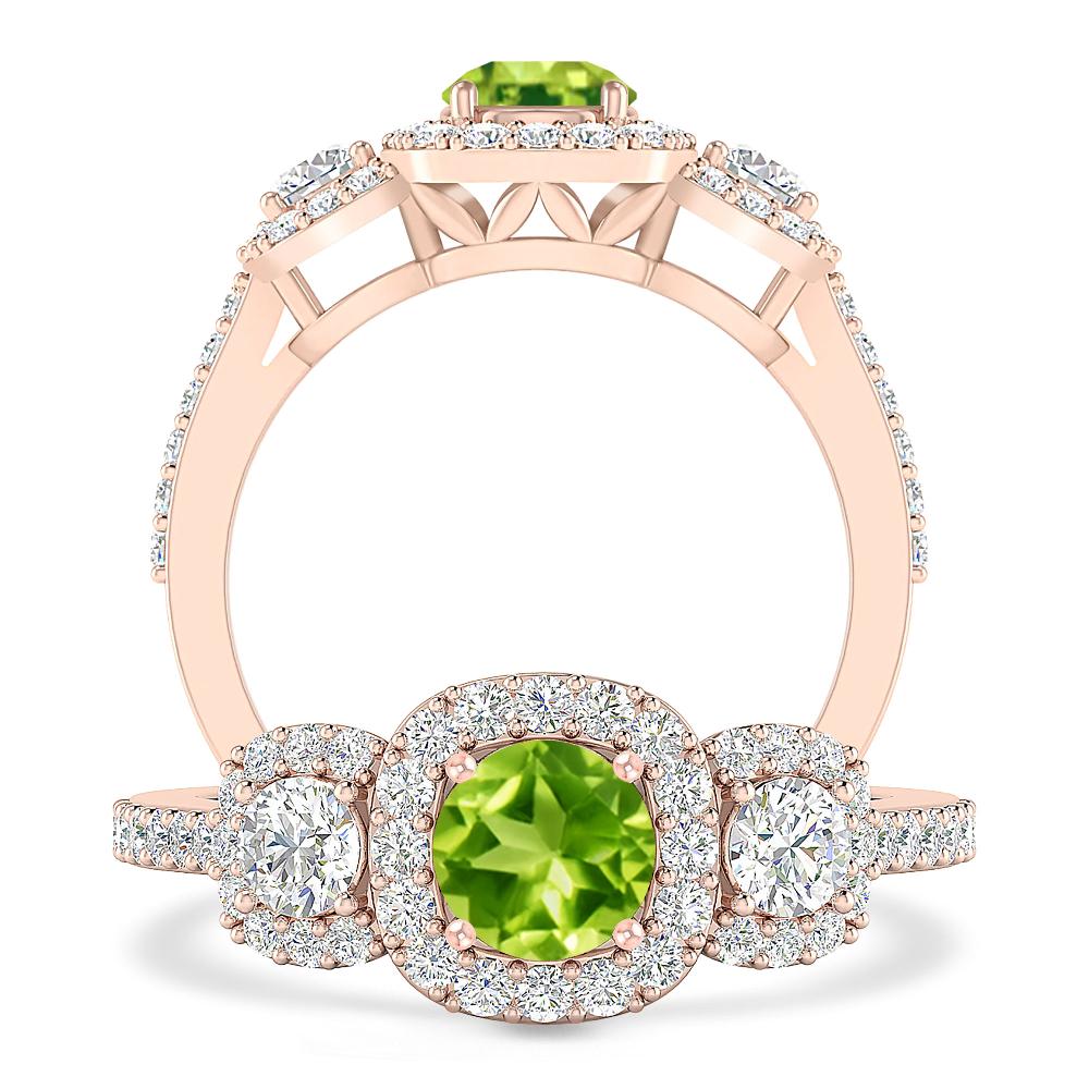 Rose Gold - Peridot