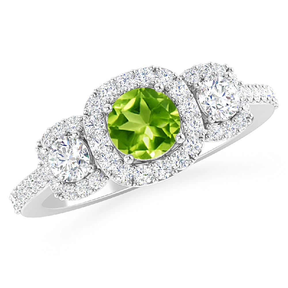 White Gold - Peridot