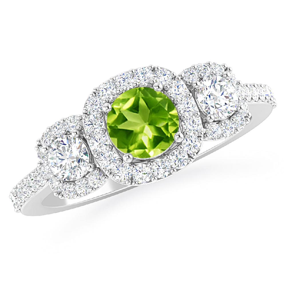 White Gold - Peridot