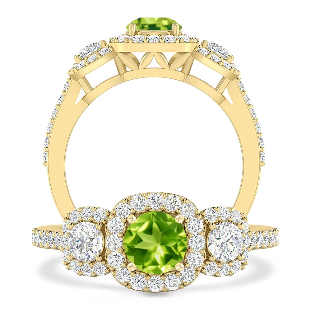 Yellow Gold - Peridot