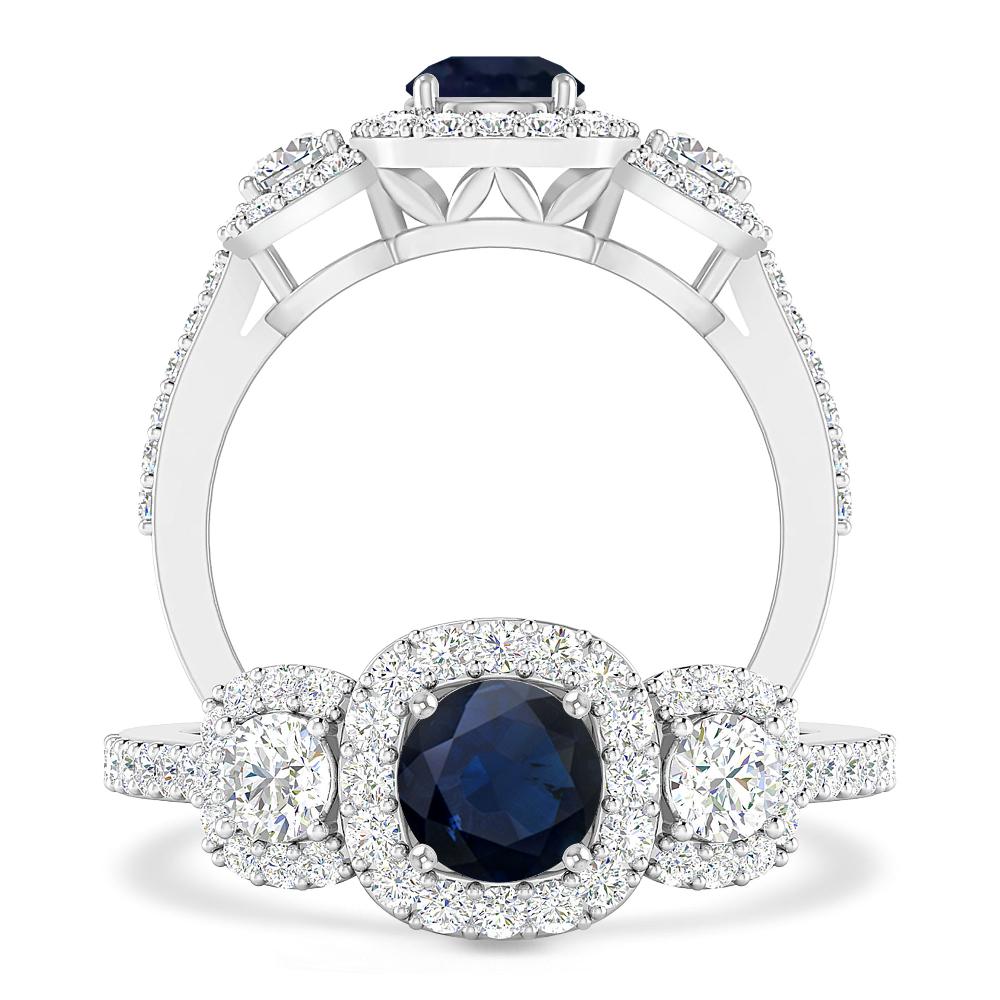 White Gold - Sapphire