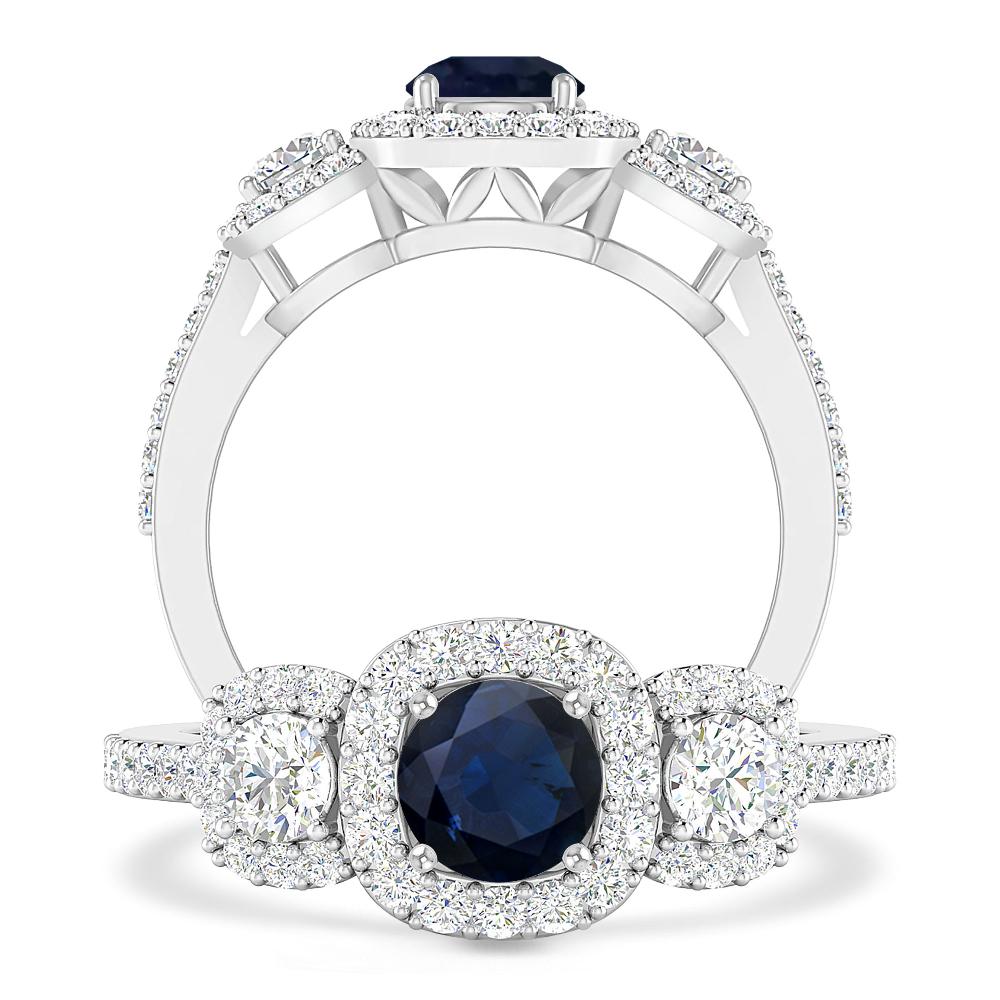 White Gold - Sapphire