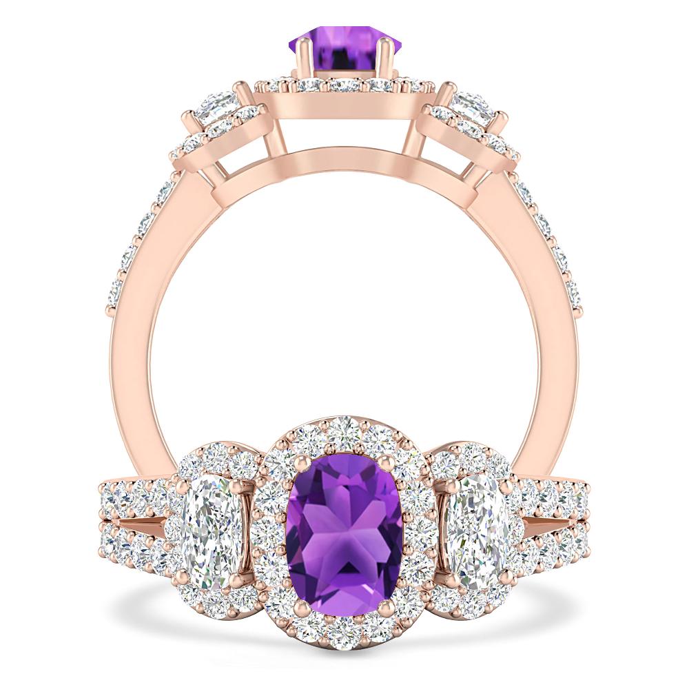 Rose Gold - Amethyst