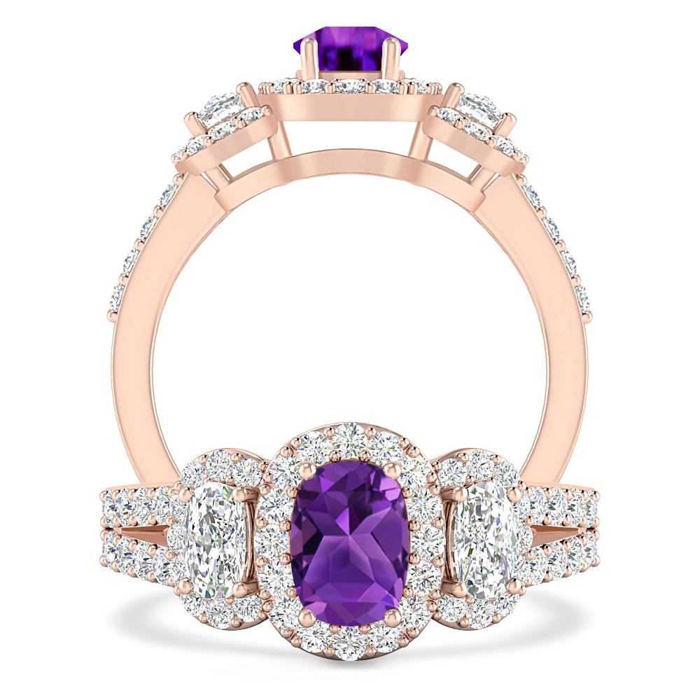 Rose Gold - Amethyst