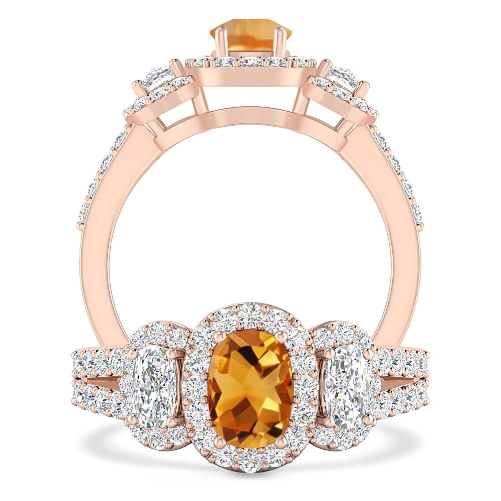 Rose Gold - Citrine