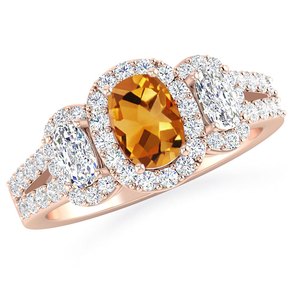 Rose Gold - Citrine