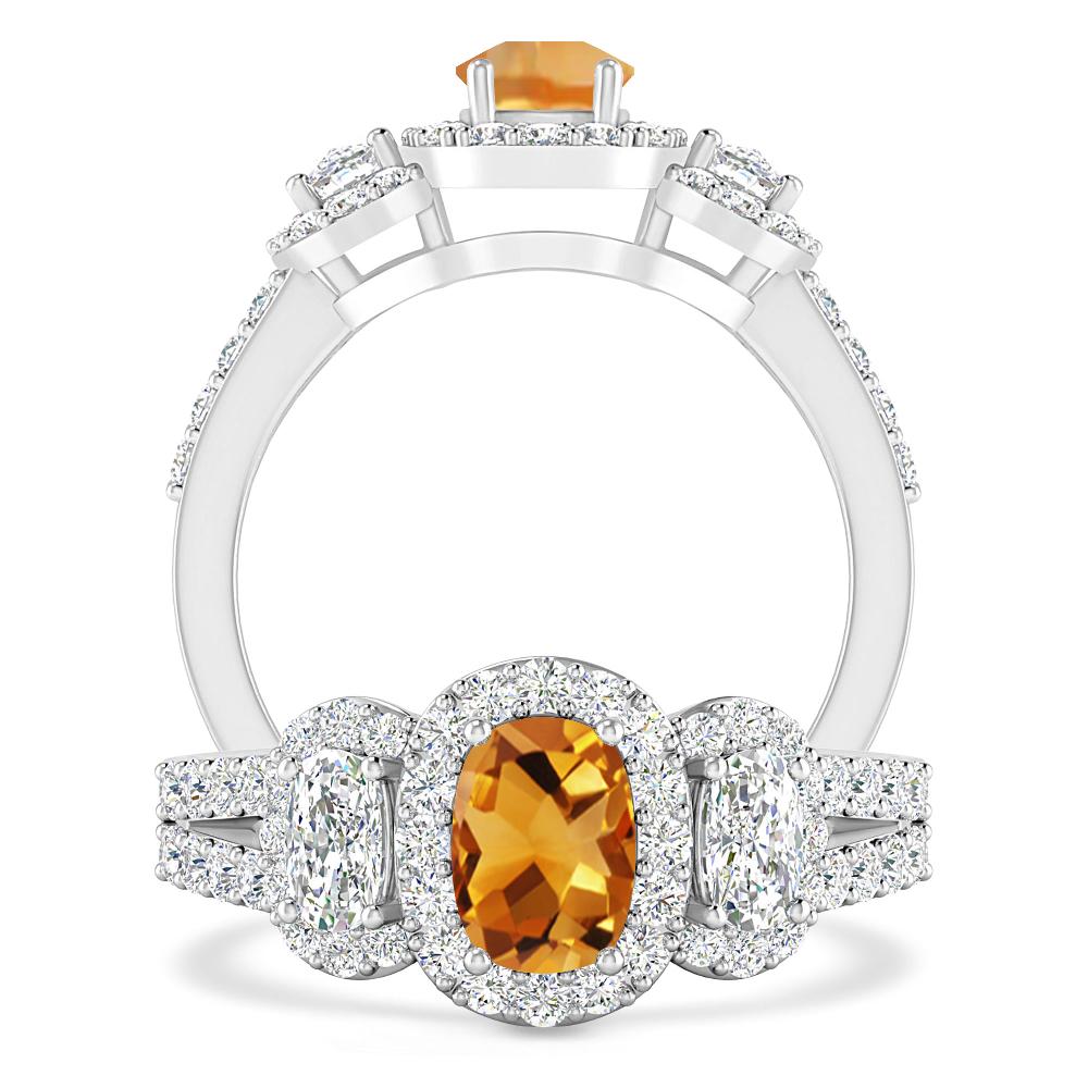 White Gold - Citrine