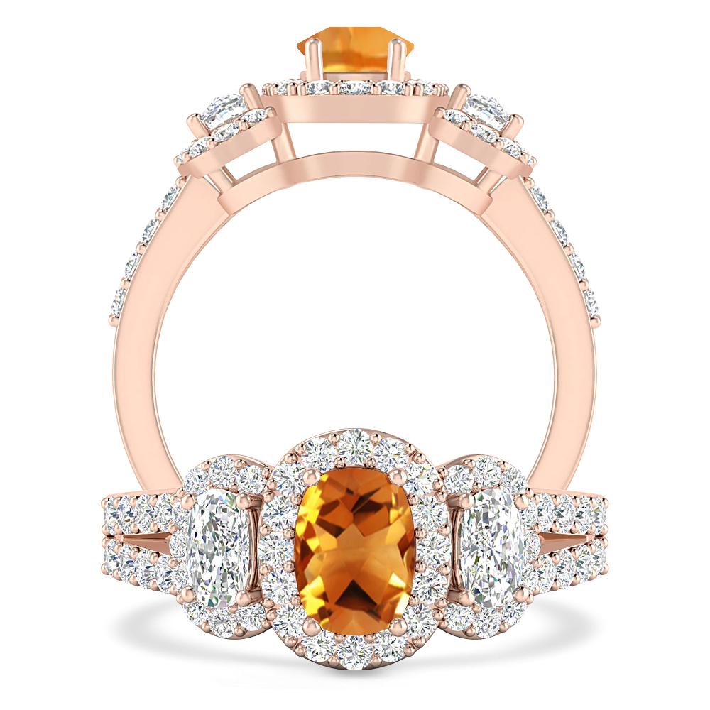 Rose Gold - Citrine