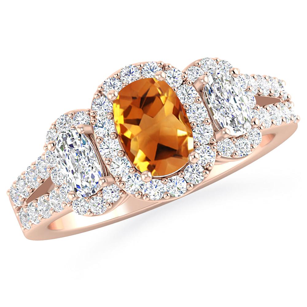 Rose Gold - Citrine