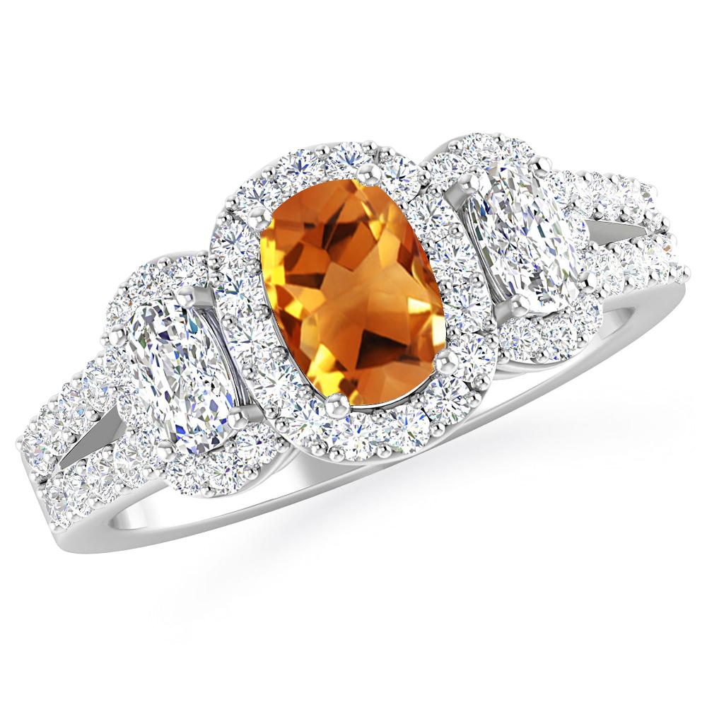 White Gold - Citrine