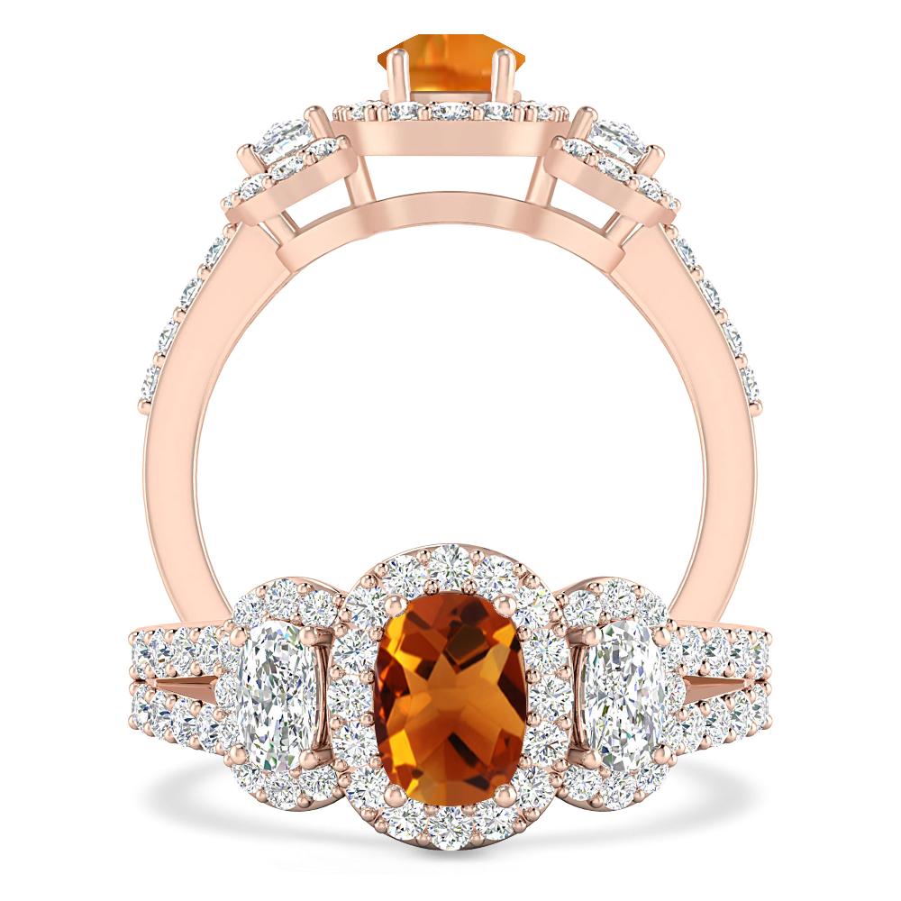 Rose Gold - Citrine