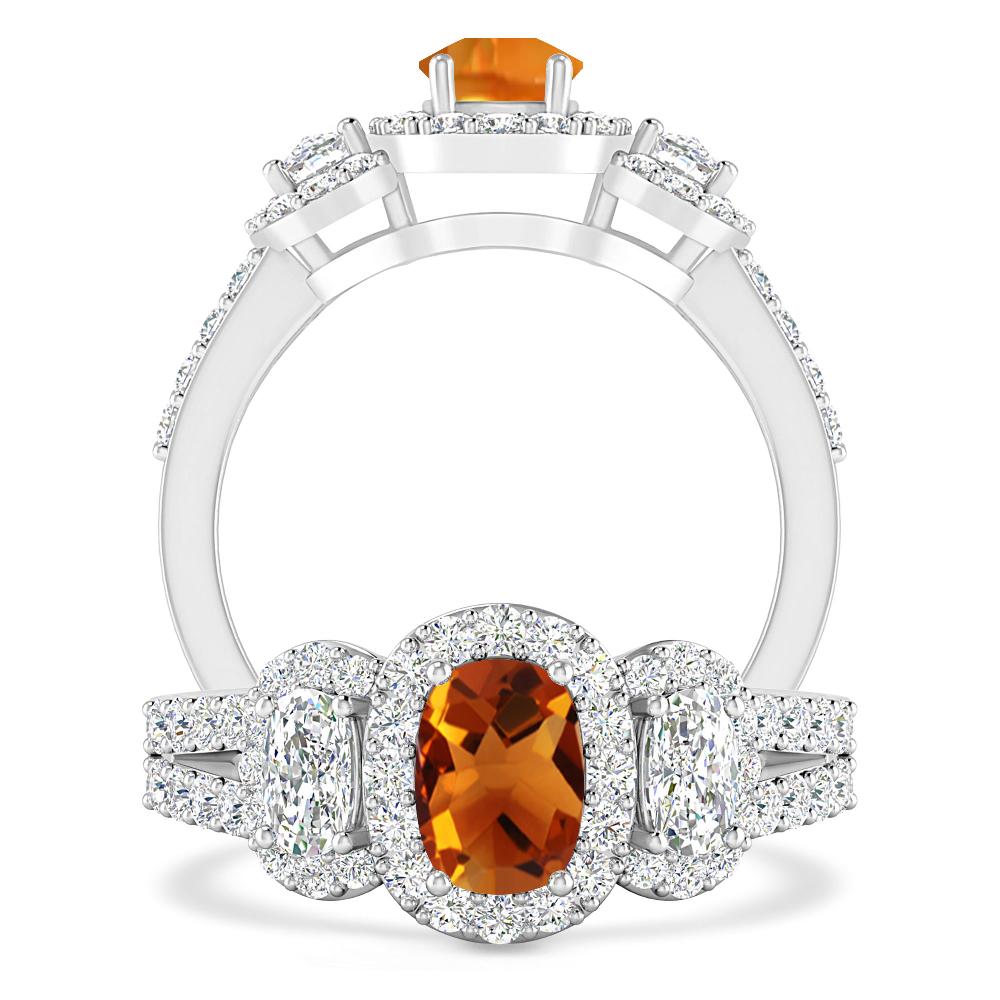 White Gold - Citrine