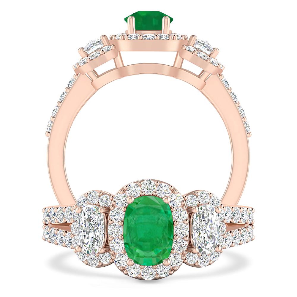 Rose Gold - Emerald