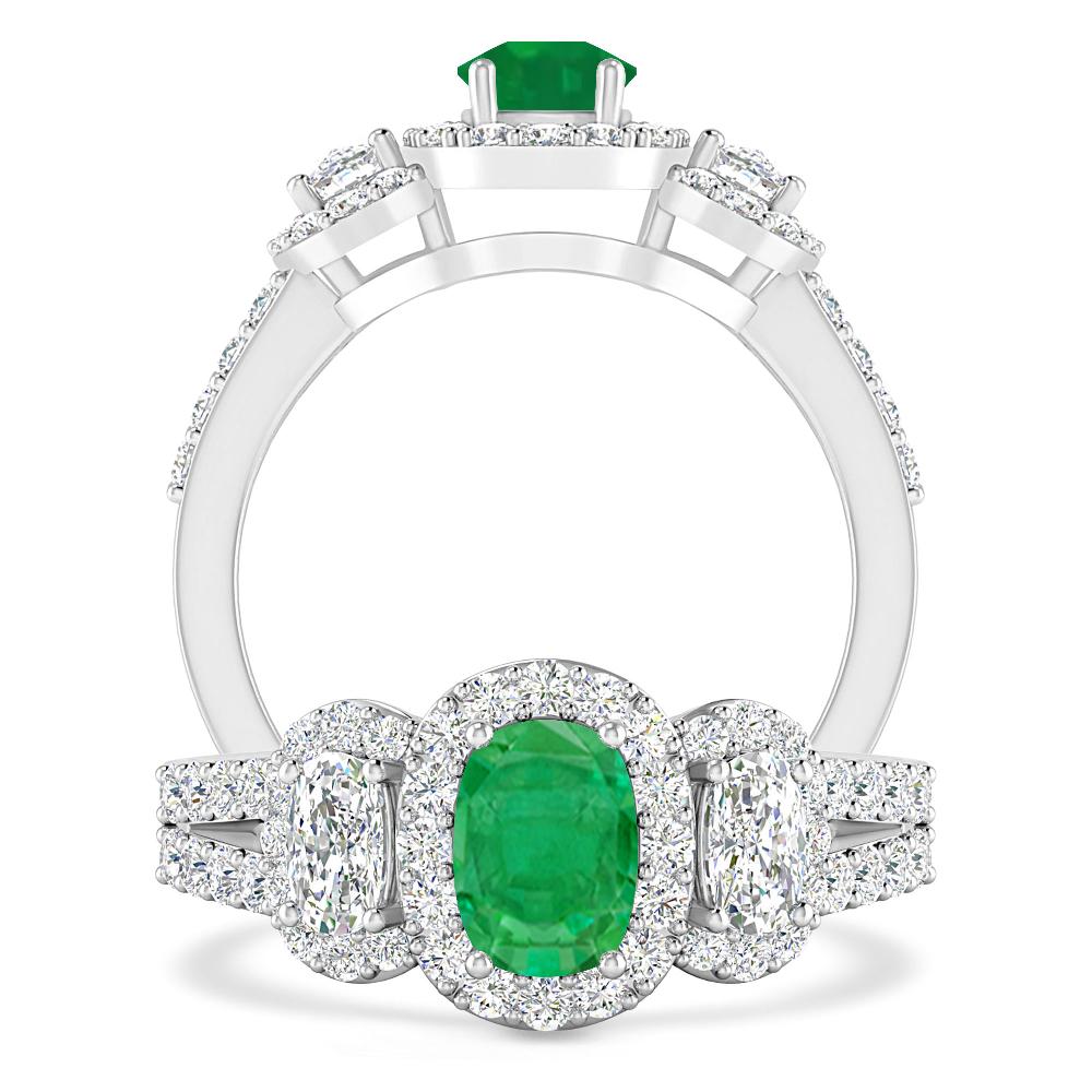 White Gold - Emerald