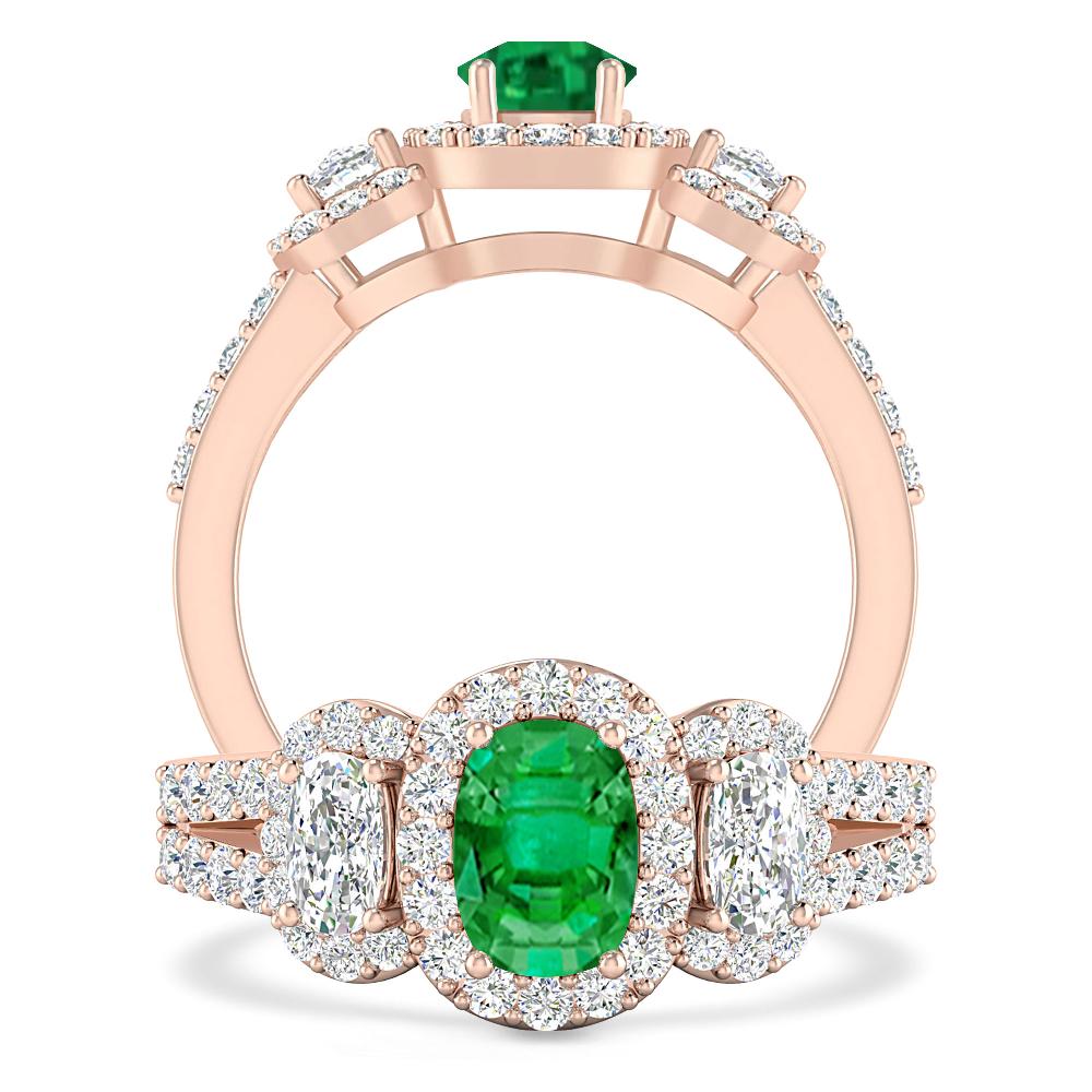 Rose Gold - Emerald