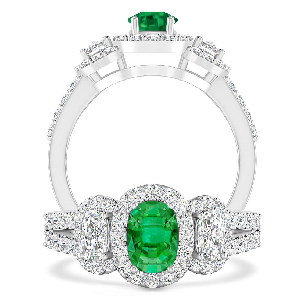 White Gold - Emerald